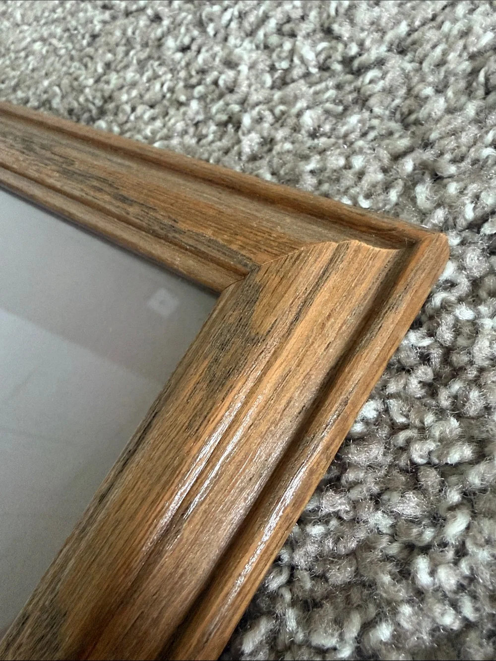 Vintage 8 x 10 Pressed Dried Floral Art Frame
